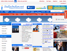 Tablet Screenshot of dallasindian.net